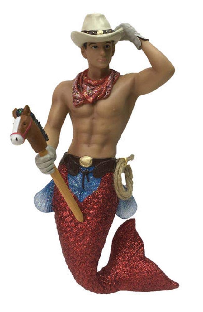 December Diamonds Cowboy Merman Ornament Cowpoke