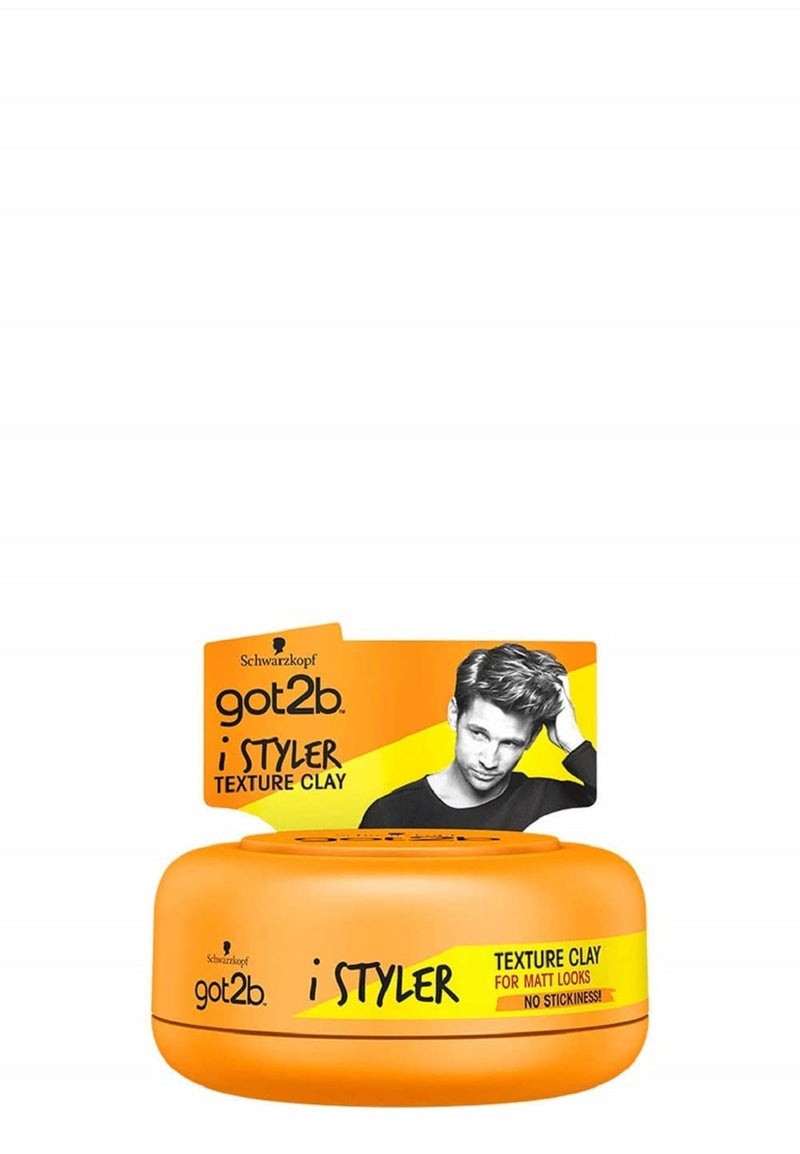 Got2B I Styler Hair Clay  75 ml No White Residue SiliconeFree Matte Finish - Image 3