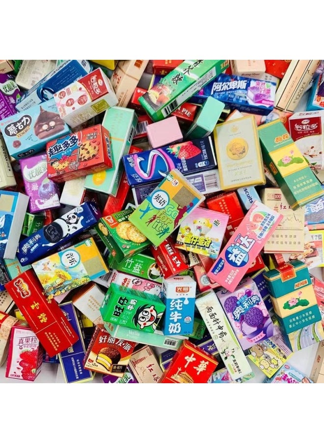 Convenience Store Box Snack Box Biscuit Box Mini Miniature Food Play Accessories Diy Play House Toys-Color:Biscuit Box Mix  - Image 3