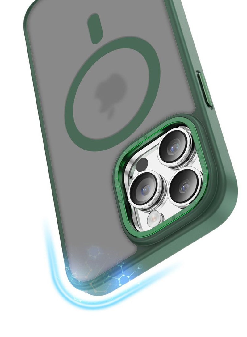 Green Lion Charles Magsafe Case for iPhone 14 Pro ( 6.1" ) - Green - Image 5