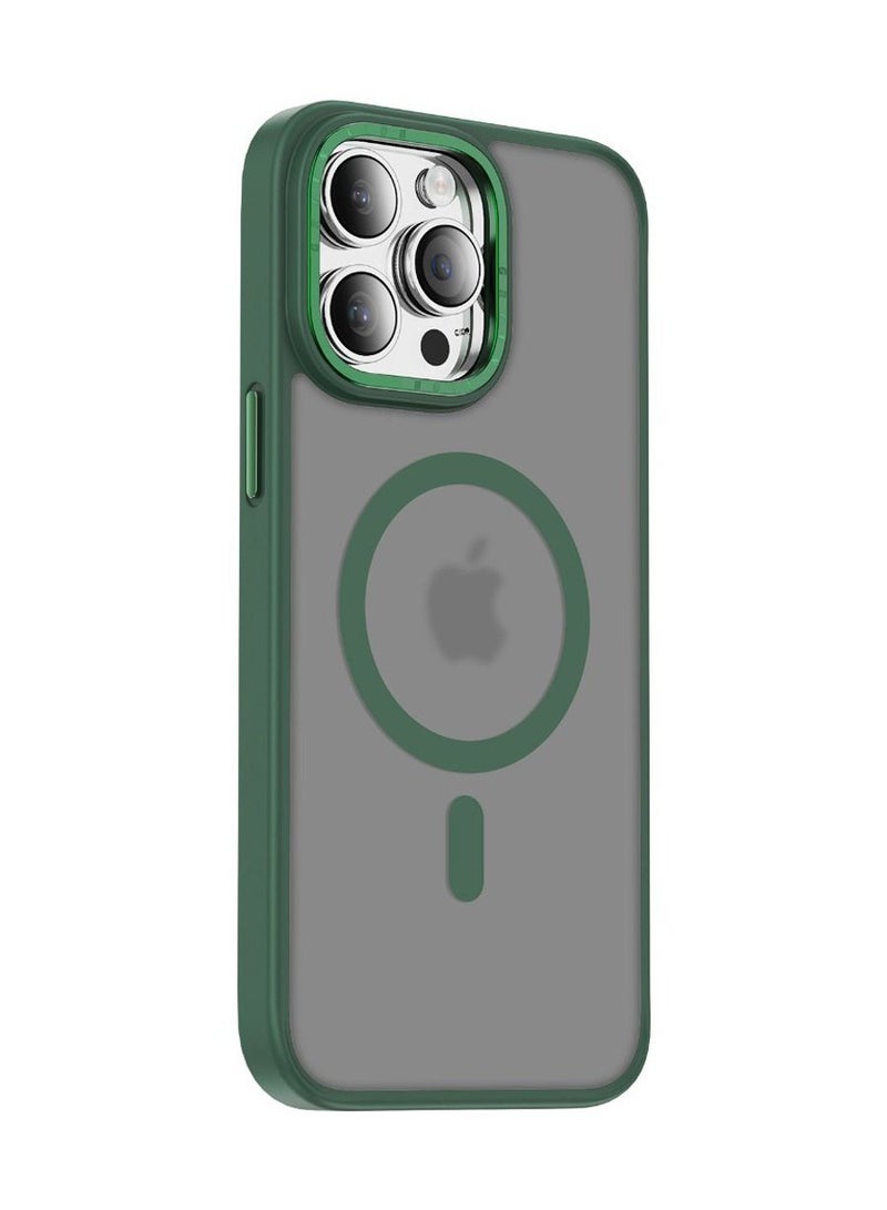 Green Lion Charles Magsafe Case for iPhone 14 Pro ( 6.1" ) - Green - Image 1