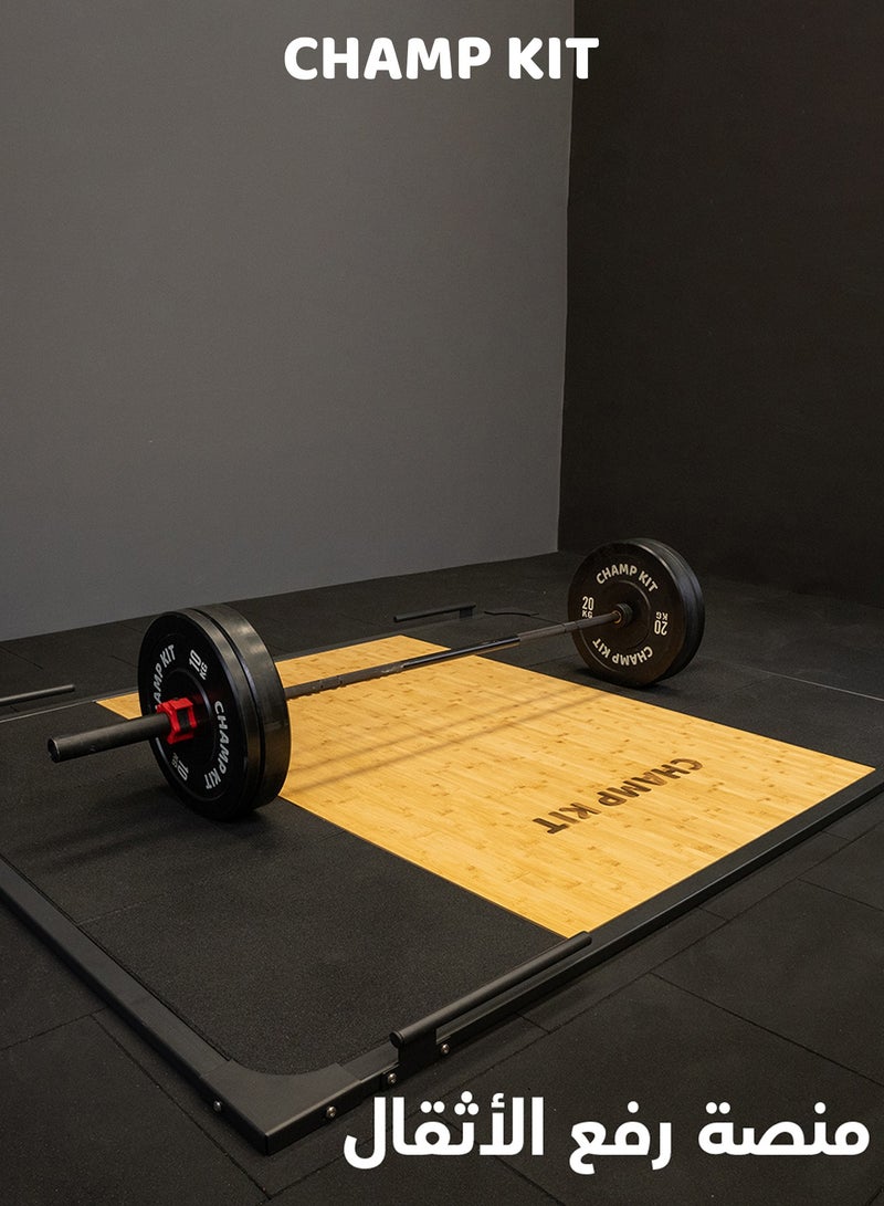 CHAMP KIT Deadlift Training Platform - Ultimate Flooring and Athlete Protection for Gyms and Home Use - Image 2