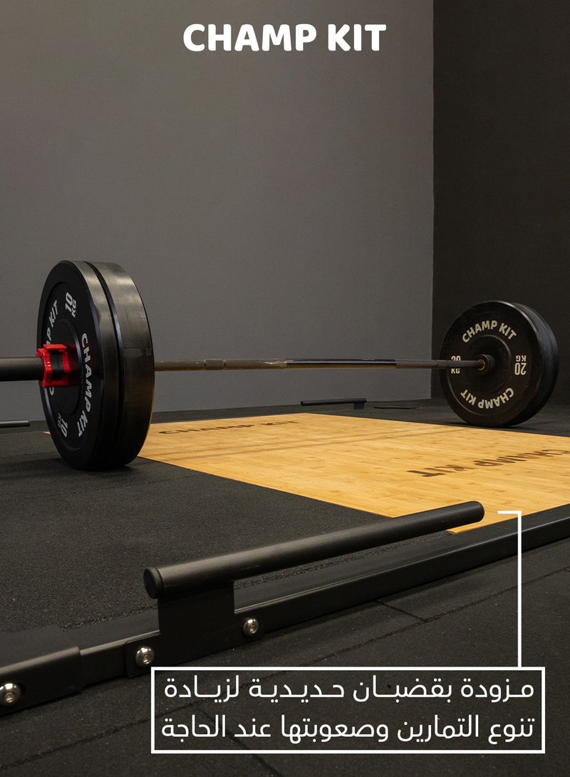 CHAMP KIT Deadlift Training Platform - Ultimate Flooring and Athlete Protection for Gyms and Home Use - Image 4