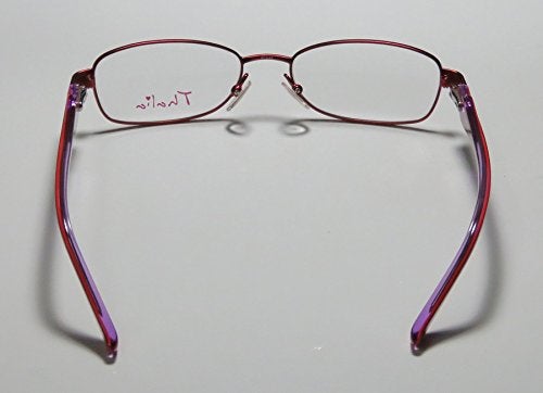 THALIA SODI Thalia Fiel Childrens/Kids/Girls Designer Full-Rim Shape Spring Hinges Upscale For Teens In Style Eyeglasses/Eye Glasses (45-15-120, Red) - Image 5