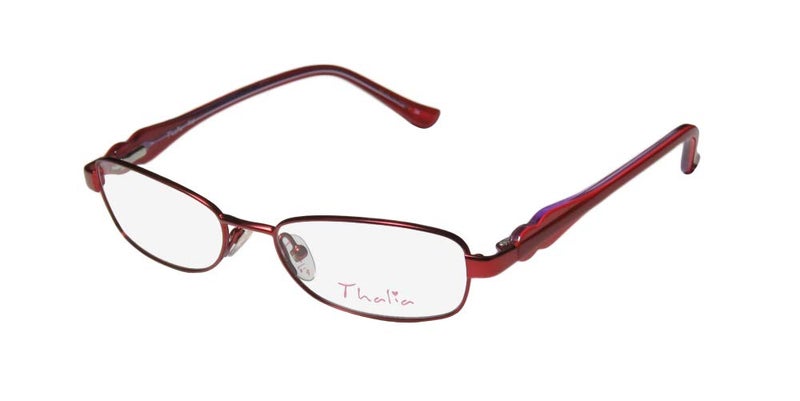 THALIA SODI Thalia Fiel Childrens/Kids/Girls Designer Full-Rim Shape Spring Hinges Upscale For Teens In Style Eyeglasses/Eye Glasses (45-15-120, Red) - Image 1