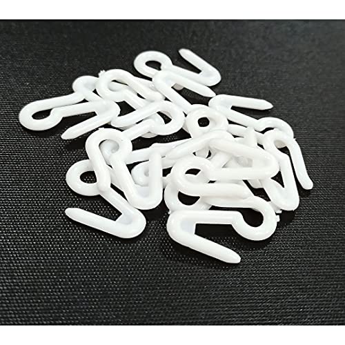 FAPBADRI Plastic Hook for Curtain Channel/M Track System - 50 Pieces - Image 1
