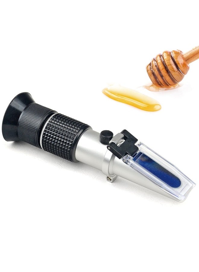Generic - Honey Refractometer for Honey Moisture, Brix and Baume, 3-in-1 Uses, 58-90% Brix Scale Range Honey Moisture Tester, with ATC, Ideal for Honey, Maple Syrup, and Molasses, Bee Keeping Supplies - Image 1