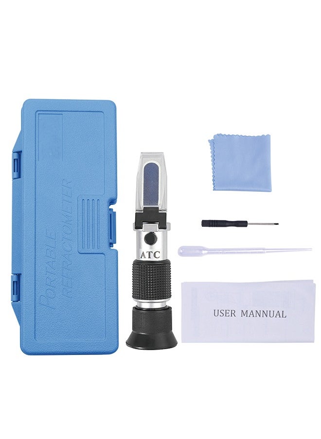 Generic - Honey Refractometer for Honey Moisture, Brix and Baume, 3-in-1 Uses, 58-90% Brix Scale Range Honey Moisture Tester, with ATC, Ideal for Honey, Maple Syrup, and Molasses, Bee Keeping Supplies - Image 1