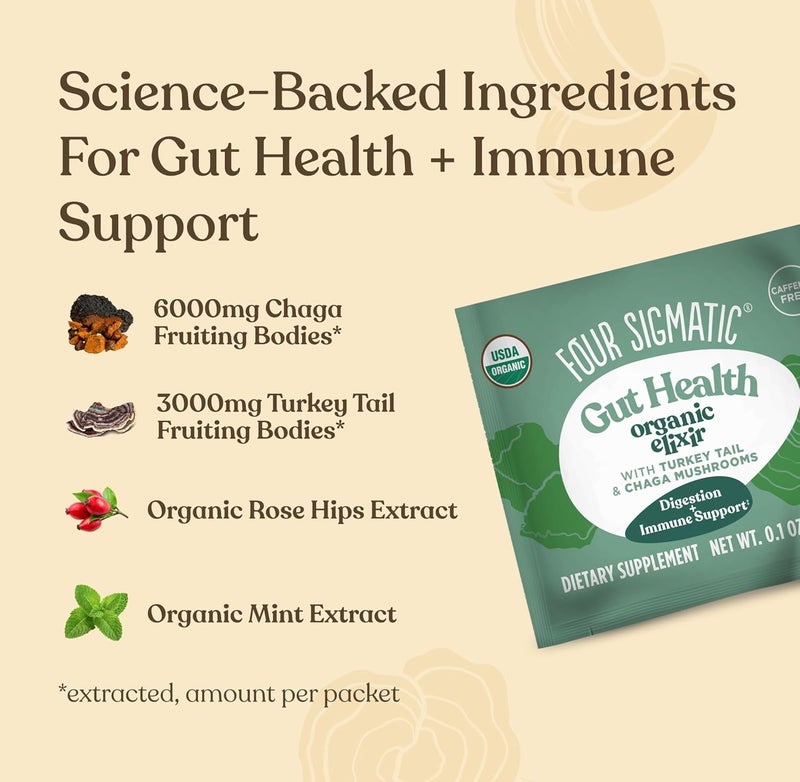 Four Sigmatic - Chaga Mushroom Elixir Mix 20 Packet(S) 146606 - Image 4