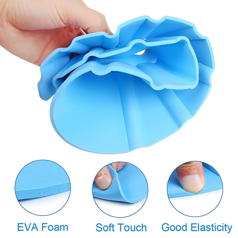 EWINEVER EWIN(R) 4pcs Soft Adjustable Baby Kids Children Shampoo Bath Bathing Shower Cap Hat Wash Hair Shield Hat - Image 3