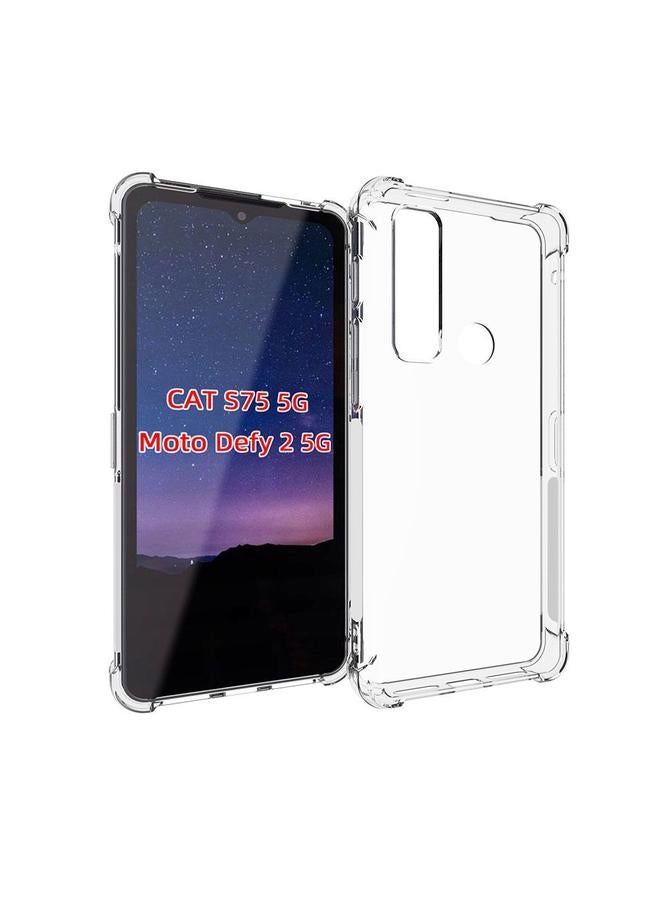 اس-توب جراب لهاتف CAT S75 5G / Motorola Defy 2 جراب هاتف TPU سميك مقاوم للصدمات وغير قابل للانزلاق - Image 1