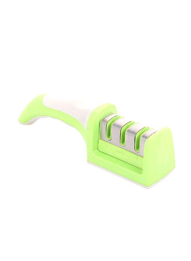 NIBEMINENT Kitchen Mini Cartoon Cutter Stone Sharpener Green/Grey 192g