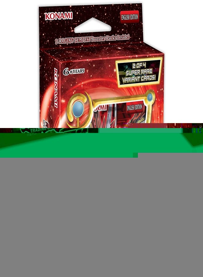 بطاقات يو-غي-أوه! مجموعة إصدار خاص من عاصفة الغضب | 3 حزم تعزيز | 2 بطاقة نادرة جداً | بطاقات أصلية، متعددة الألوان، نموذج: 083717831495