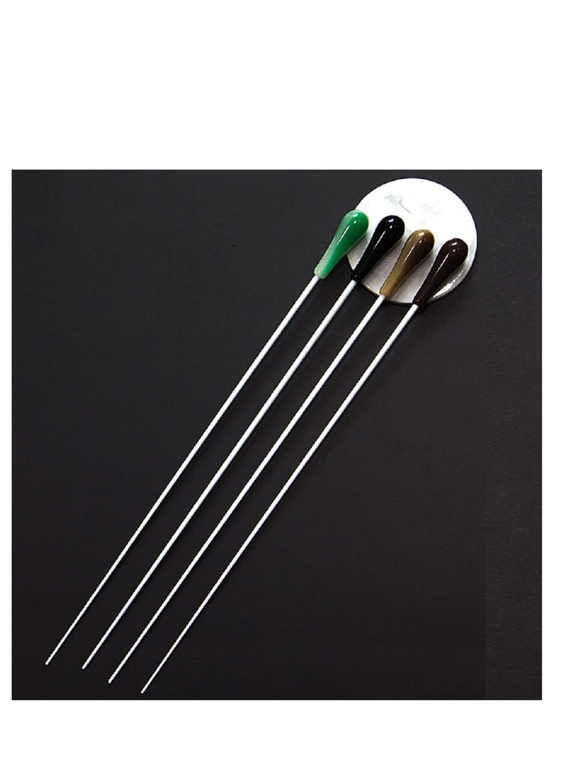 Excefore - Telescopic Teachers Pointer, 4 Pcs Teachers Pointer Stick, Retractable Classroom Whiteboard Pointer, Extendable for Teachers, Guides, Coach Extend to 15.4" - Image 1