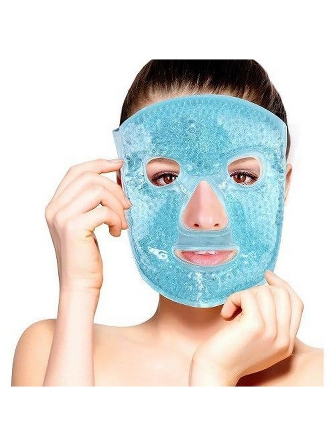 Riviox Cooling Gel Face Mask Reusable Therapeutic Beauty Mask Ice Pack Gel Facial Part - Image 5