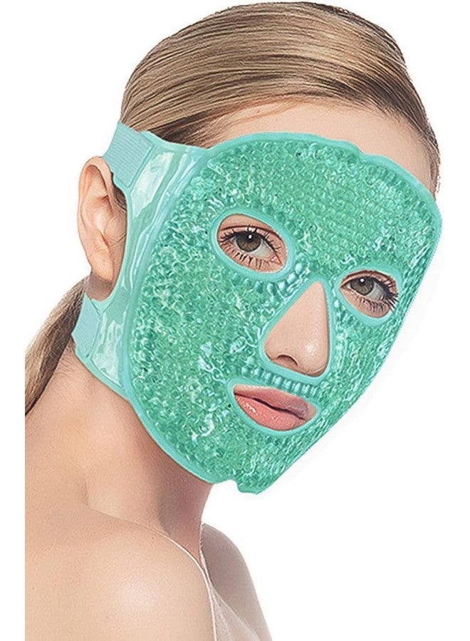 Riviox Cooling Gel Face Mask Reusable Therapeutic Beauty Mask Ice Pack Gel Facial Part - Image 2