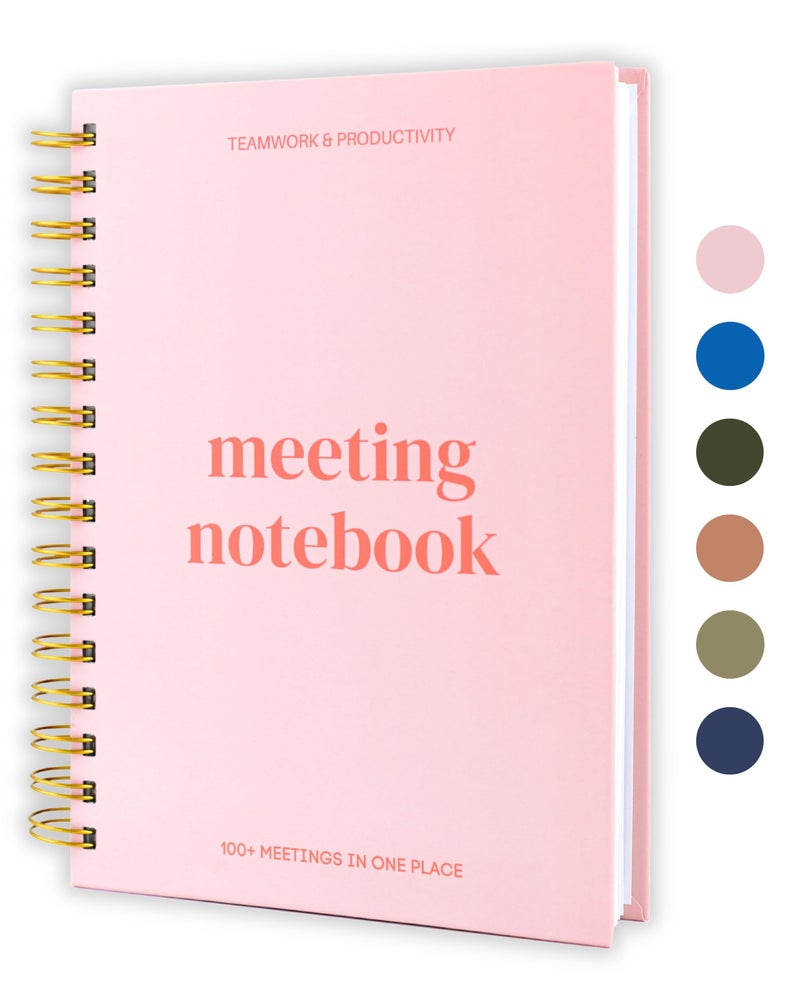 Lamare Meeting Notebook for Work Organization â€“ Perfect Work Notebook for Note Taking, Meeting Planner and Office Supplies for Men & Women - Image 1