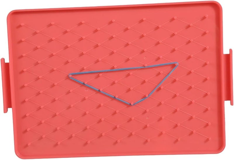 لوحة تعليمية صفراء بأشكال هندسية وأوتاد لعبة تعليمية مبكرة للأطفال أداة تعليمية عملية - Image 5