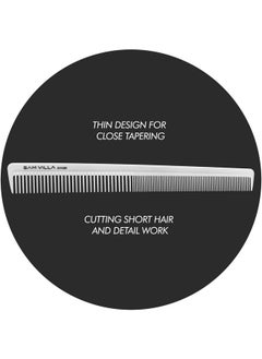 Sam Villa Sam Villa Artist Series Professional Detailing & Hair Parting Comb, Ivory  - Image 4