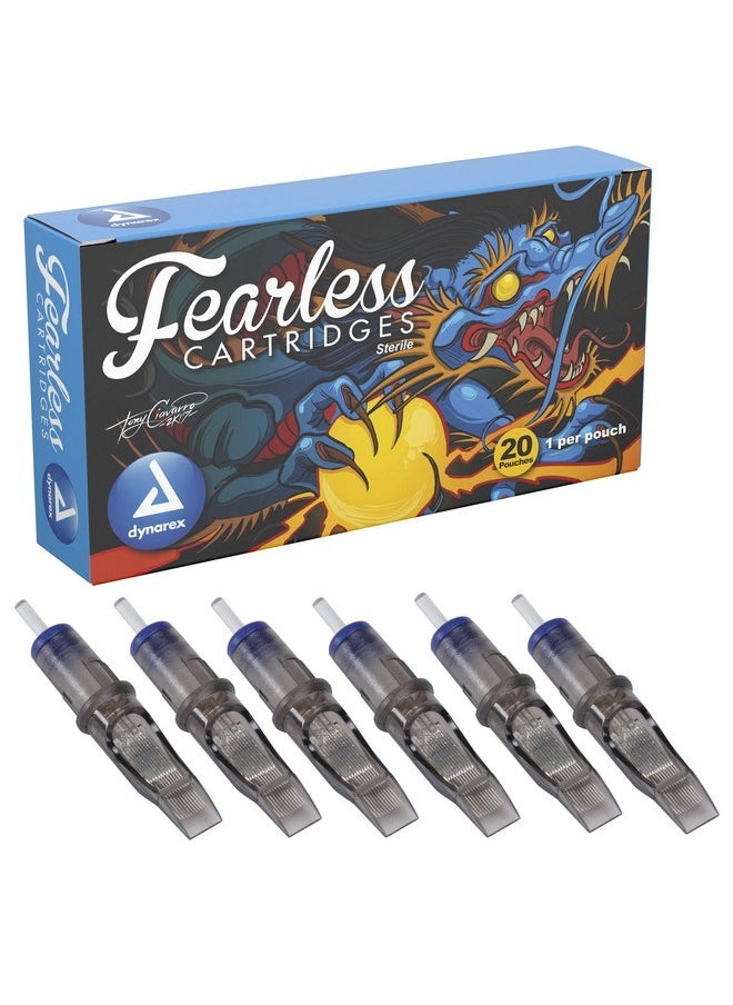 Dynarex - 9399 Fearless Surgical-Grade Needle, Curved Magnum, 12, 0.35Mm 23M1 Mag Cartridge, Pack Of 20 - Image 1
