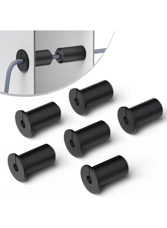 2 Pcs Black Starlink Wall Cable Grommets 19mm for Cord Protection - Image 3