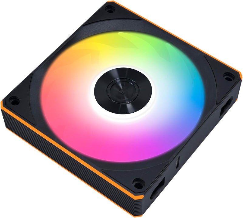 ليان لي مروحة ليان لي UNI Fan CL120 ARGB PWM - حزمة فردية - تحكم مروحة RGB ومروحة علبة الكمبيوتر بإشارة لاسلكية 2.4 جيجاهرتز - محمل FDB 28 مم - سلسلة ديزي - ضوضاء منخفضة - لا تتضمن وحدة تحكم ومطلوبة - أسود (12CL1W1B) - Image 1