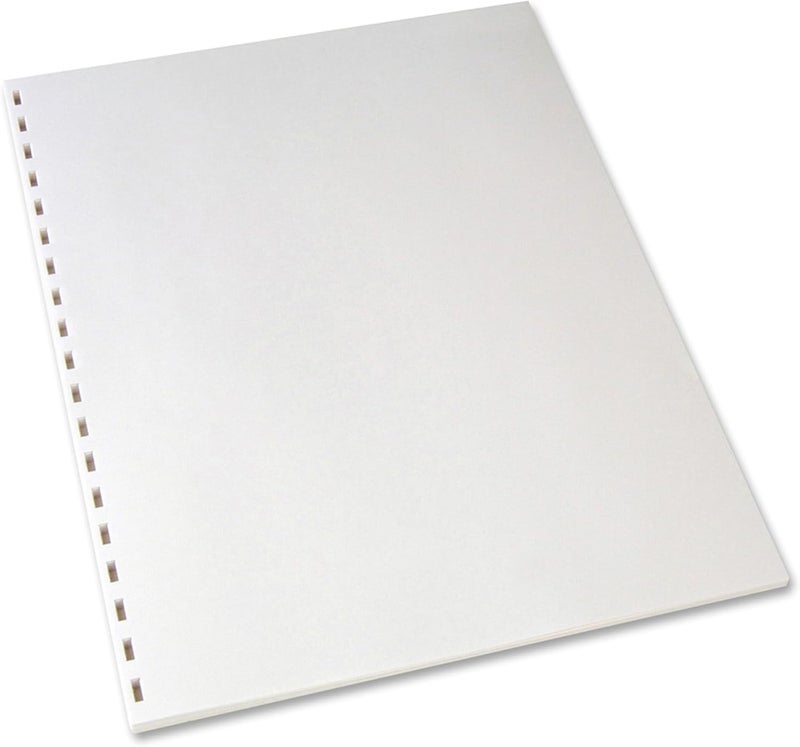 GBC CombBind Prepunched Paper, Binding, 8.5 x 11 Inches, White, 500 Sheets per Pack (2020046) - Image 1