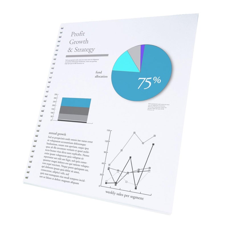 GBC CombBind Prepunched Paper, Binding, 8.5 x 11 Inches, White, 500 Sheets per Pack (2020046) - Image 3