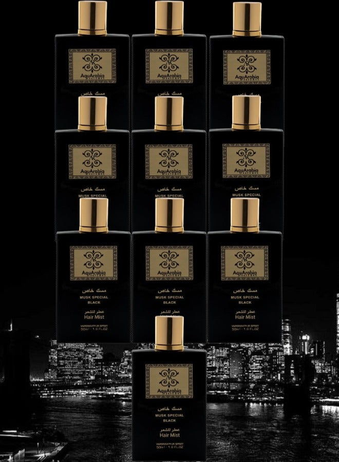 MUSK 10 Pieces Hair Mist Musk Special Black 50ML 