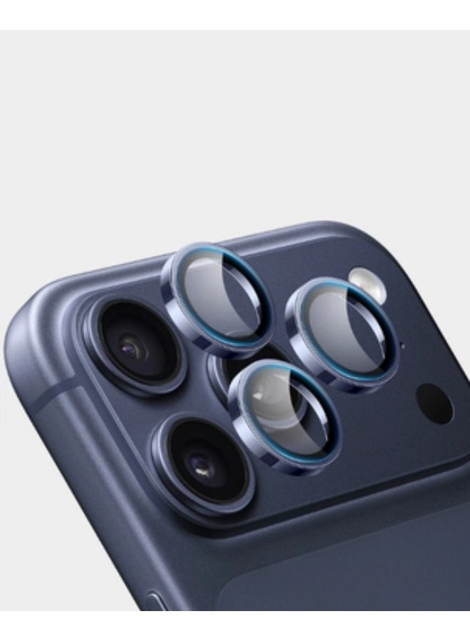 زيكلون واقي عدسة كاميرا Xyklon لهاتف Apple iPhone 17 Pro/ Pro Max - أزرق داكن - Image 3