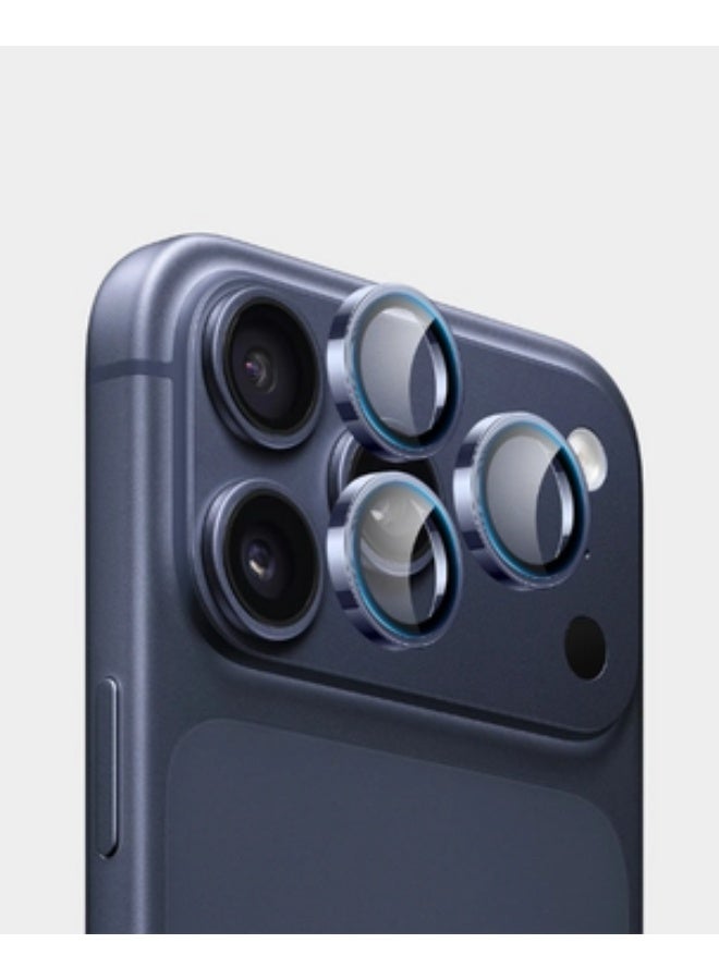 زيكلون واقي عدسة كاميرا Xyklon لهاتف Apple iPhone 17 Pro/ Pro Max - أزرق داكن - Image 1