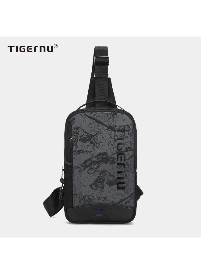 حقيبة كتف Tigernu مقاومة للماء موديل T-S8189 باللون الأسود المموه - Image 1