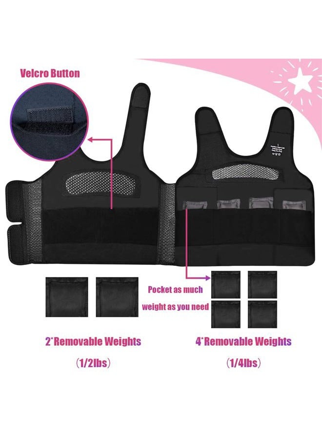 oboist Compression Vest for Kids-Rainbow, Weighted Vest for Kids Including 6 Removable Weights, (Small, Ages 2 to 5) - Image 3