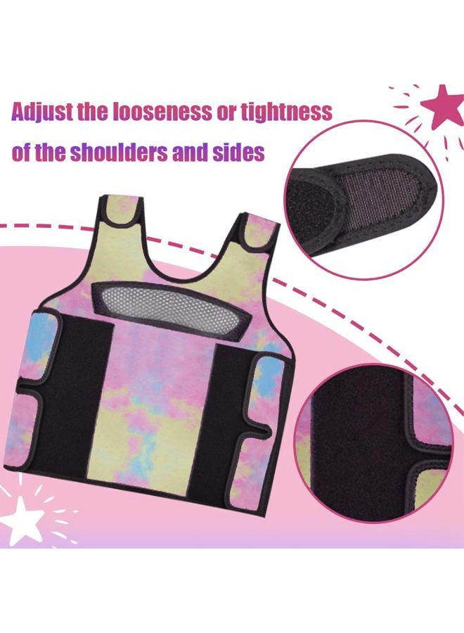 oboist Compression Vest for Kids-Rainbow, Weighted Vest for Kids Including 6 Removable Weights, (Small, Ages 2 to 5) - Image 2