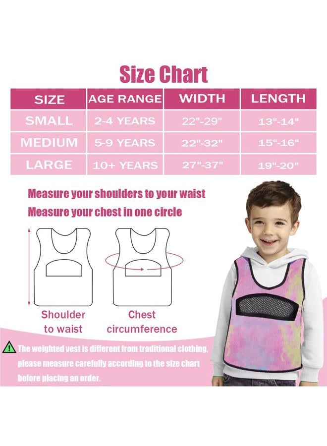 oboist Compression Vest for Kids-Rainbow, Weighted Vest for Kids Including 6 Removable Weights, (Small, Ages 2 to 5) - Image 5
