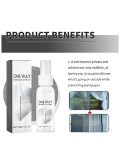 CMGTYYD Reflective One-Way Mirror Privacy Spray, Nano Coating for Glass Windows & Car Rearview Mirrors – Enhance Privacy with One-Way Mirror Effect  - Image 3