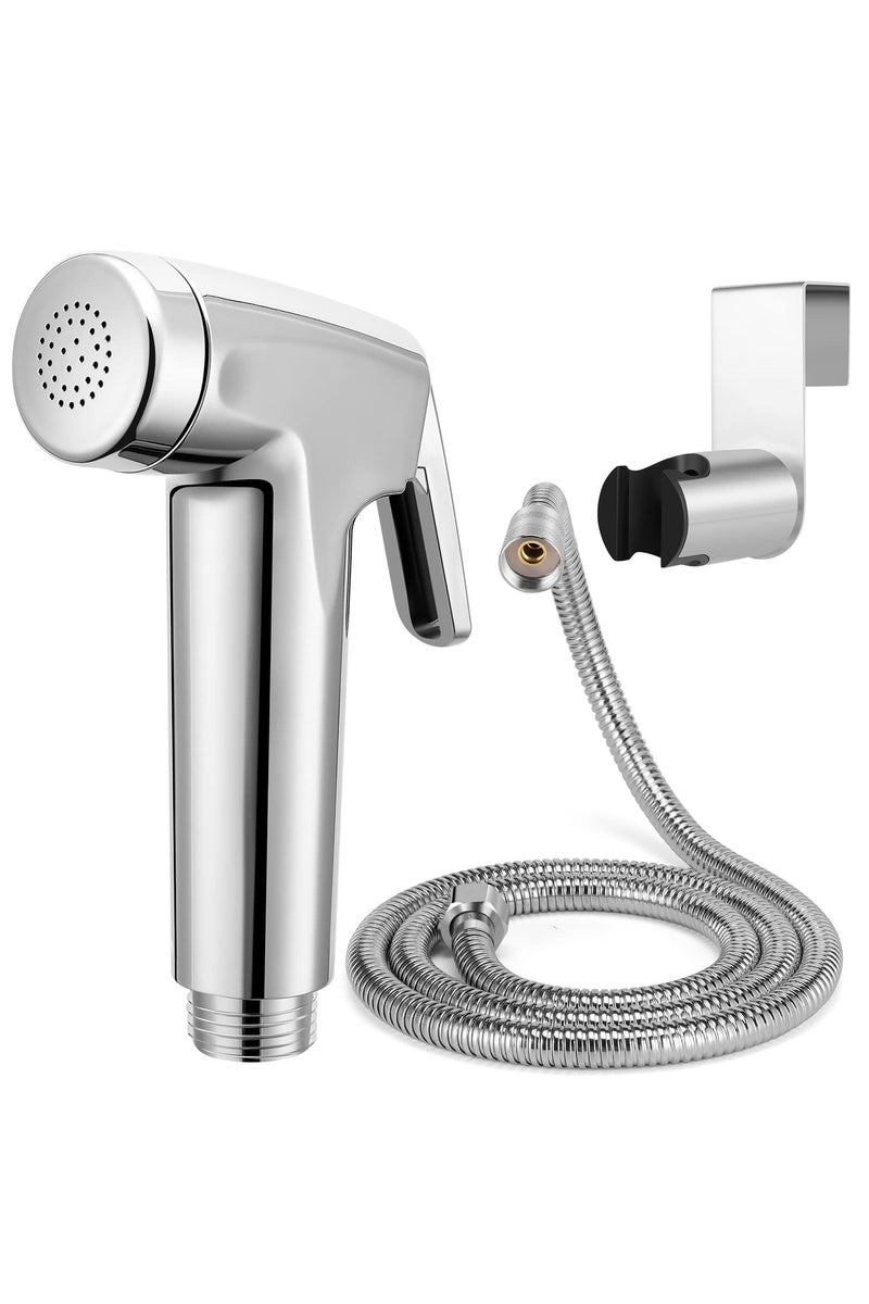 WENTCCION Bidet Sprayer for Toilet, Handheld Toilet Bidet Sprayer, Hand Held Bidet Sprayer for Toilet, Bathroom, Cloth Diaper, Toilet Jet Spray Set (2sets, Bidet Nozzles with 59Inch Hose) - Image 1