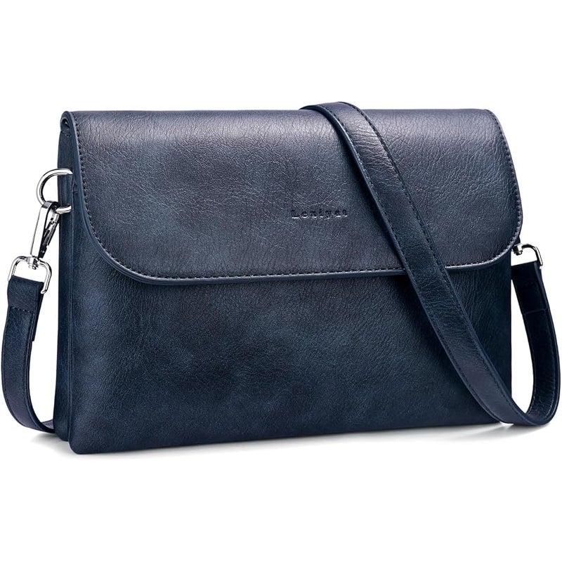 Lexiyat Crossbody Bags for Women Vegan Leather Travel Small Cell Phone Purse Rfid Shoulder Bag with 2 Straps - Image 1