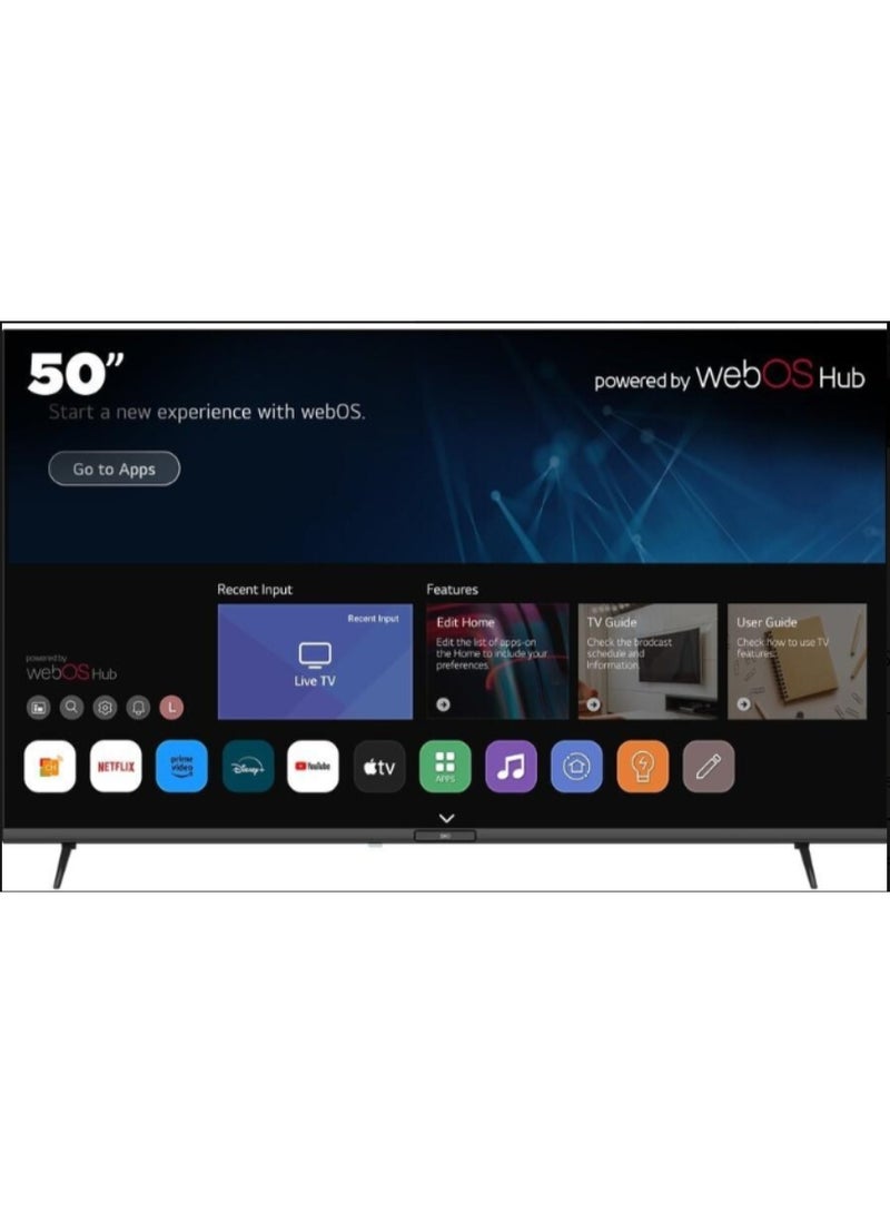 General Dan 50-Inch 4K Ultra HD Smart TV with WebOS Hub and Built-in Receiver
