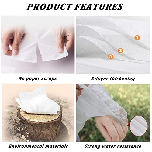 Automaze 100 Pulls Each 2 Ply M-Fold Soft Tissue Paper for Refilling Tissue Boxes (Pack of 10) - Image 3
