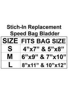 Forza Sports Sports Stitch-In Replacement Speed Bag Bladder - Small  - Image 2