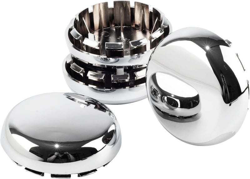 DewFlew 4Pcs Chrome Wheel Center Caps for Chevy S10 Blazer - Image 2
