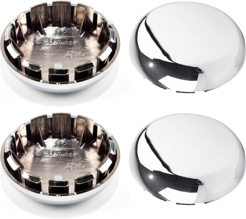 DewFlew 4Pcs Chrome Wheel Center Caps for Chevy S10 Blazer - Image 1