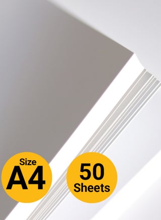 White Card stock 300GSM A4 50 Sheets Art Matt Paper Card Stock Thick Paper Flyers, Art Prints, Educational Materials, Invitations, DIY Projects Card Paper Blank White Cards - view 3