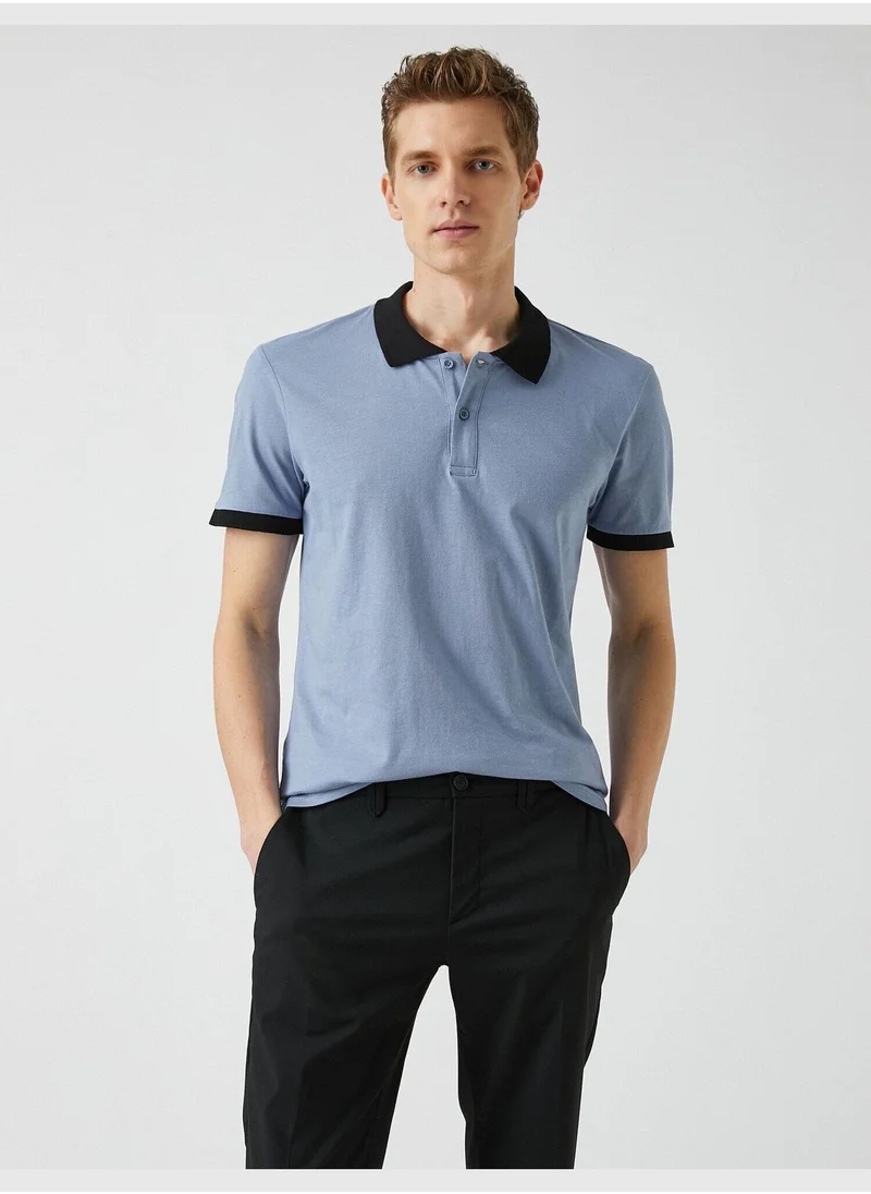 KOTON Basic Polo Neck T-Shirt