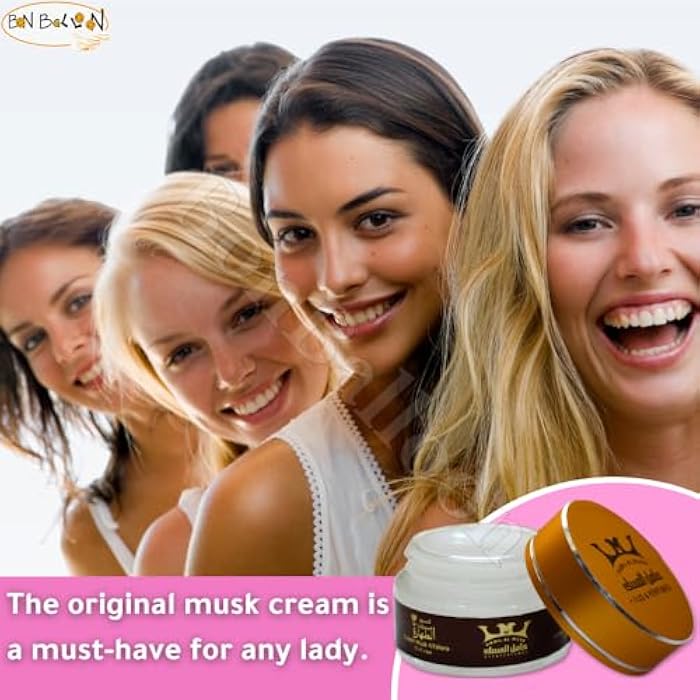 bonballoon Cream Musk Al Tahara Oud Saudi Arabian Arabic Hamil Al-Musk Al Musk Altahara For Women Makhmaryia Makhmaria  (0.70 oz / 20 gm) (   ) - Image 3