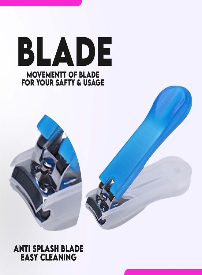 Fully Stainless Steel Nail Cutter Set for Men and Women| Sharp Nail Clippers for Fingernail Clippers Toenails (Set of 2) - Image 3