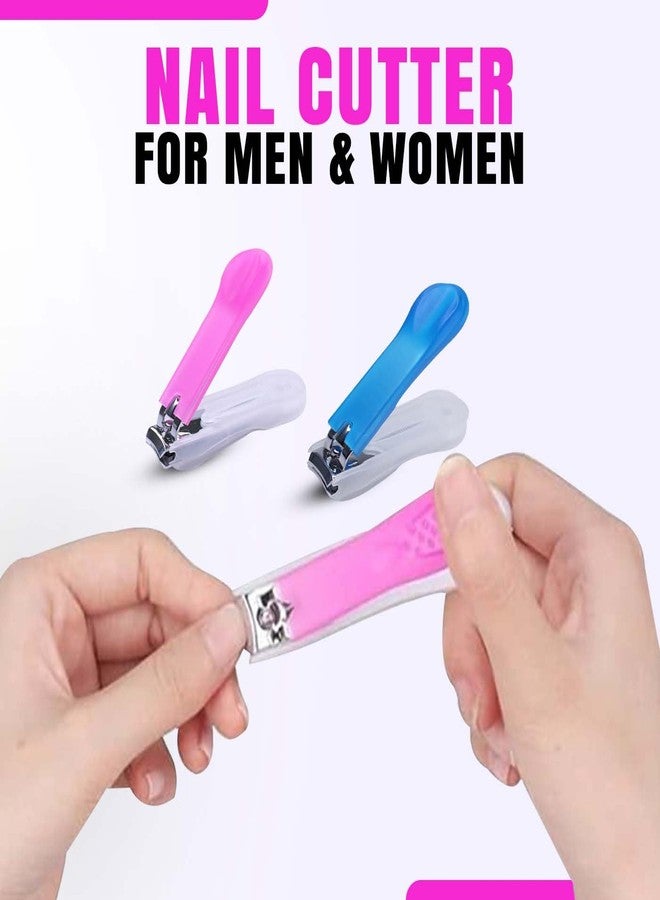 Fully Stainless Steel Nail Cutter Set for Men and Women| Sharp Nail Clippers for Fingernail Clippers Toenails (Set of 2) - Image 4