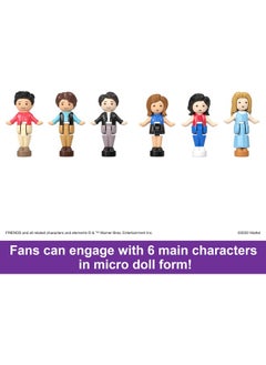 Polly Pocket Friends Compact Playset With 6 Character Dolls & 9 Accessories, Coffee Cup Exterior, Collectible Toy  - Image 4