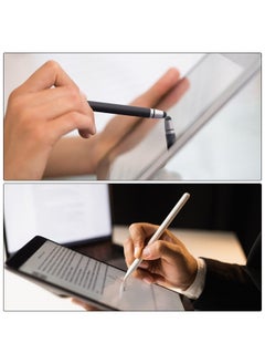 MECCANIXITY 3pcs Stylus Pens for Touch Screens Dual Rubber Tips Capacitive Stylus Universal Tablet Pen Sensitivity Precision, Purple 